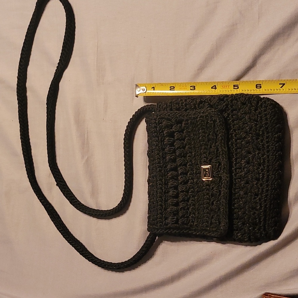 THE SAK Crochet Purse in Black - Picture 2 of 5